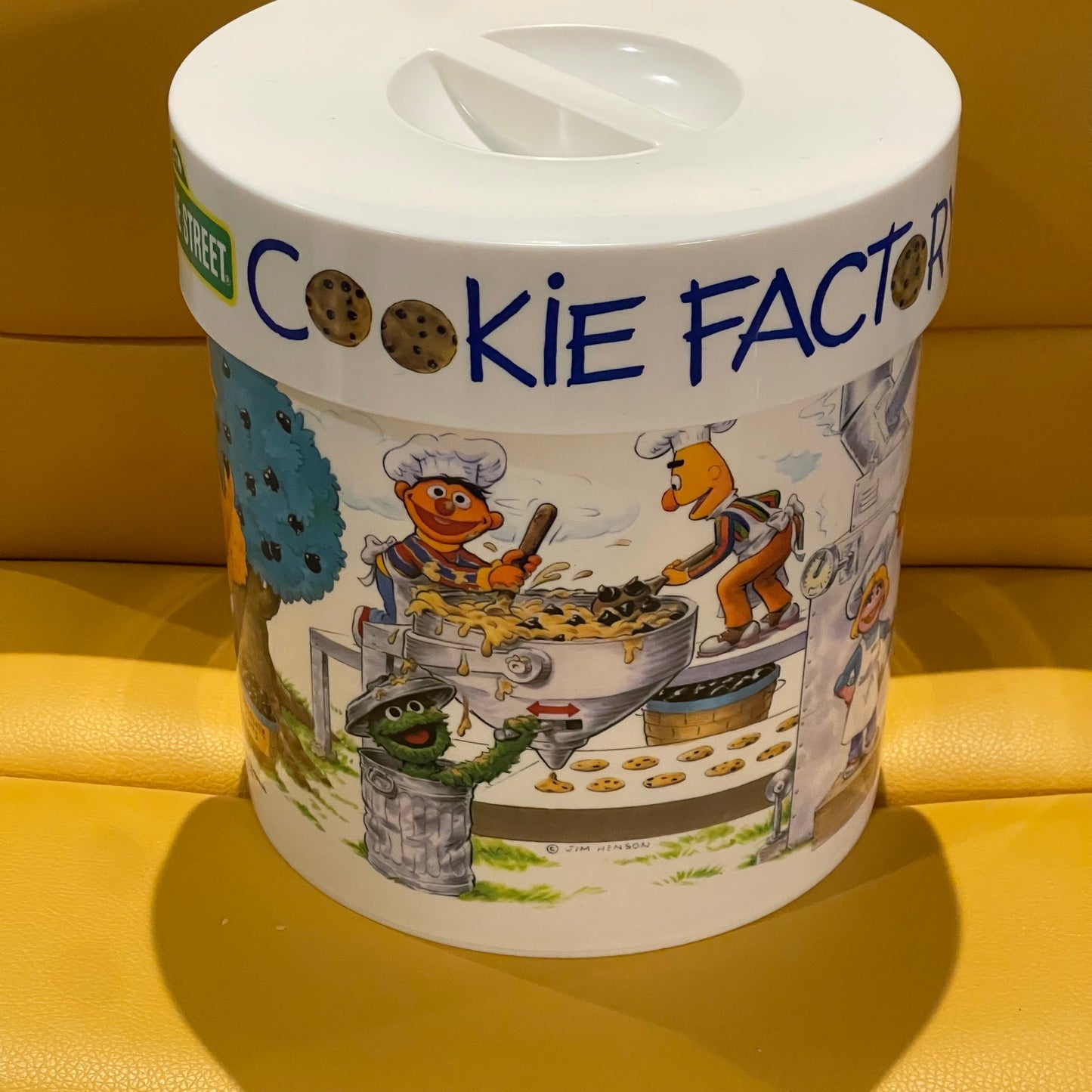 Sesame Street Melamine Cookie Jar