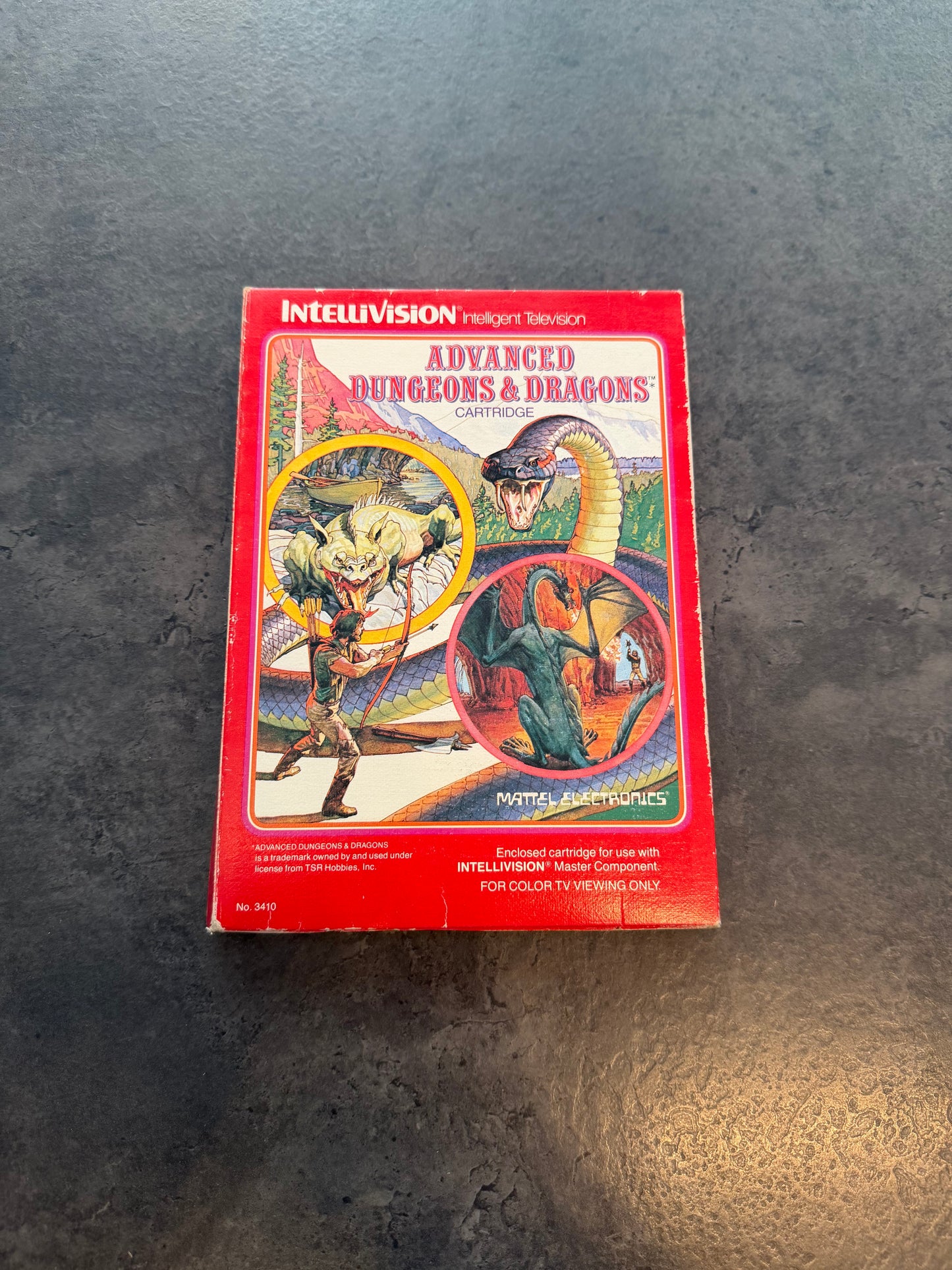 Advanced Dungeons & Dragons - Intellivision Game in Box