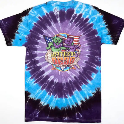 Grateful Dead Walking Coast to Coast Tie Die T-Shirt