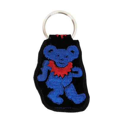 Dancing Bear Grateful Dead Keychain