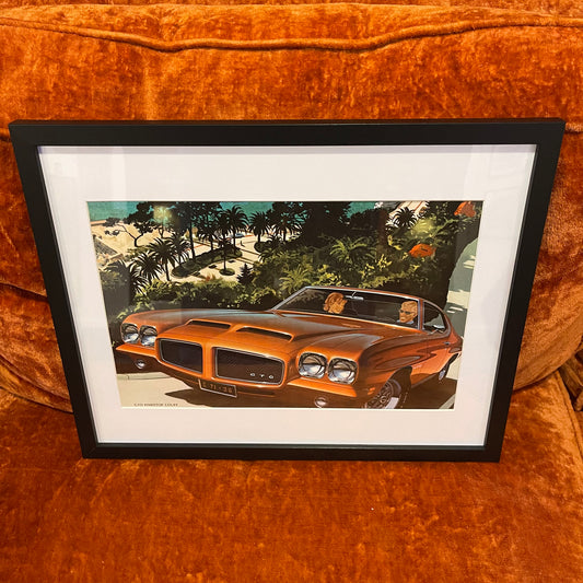 GTO Hardtop Coupe Vintage Catalog Art