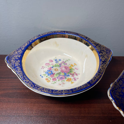Set of 4 Blue Aristocratic Bowls