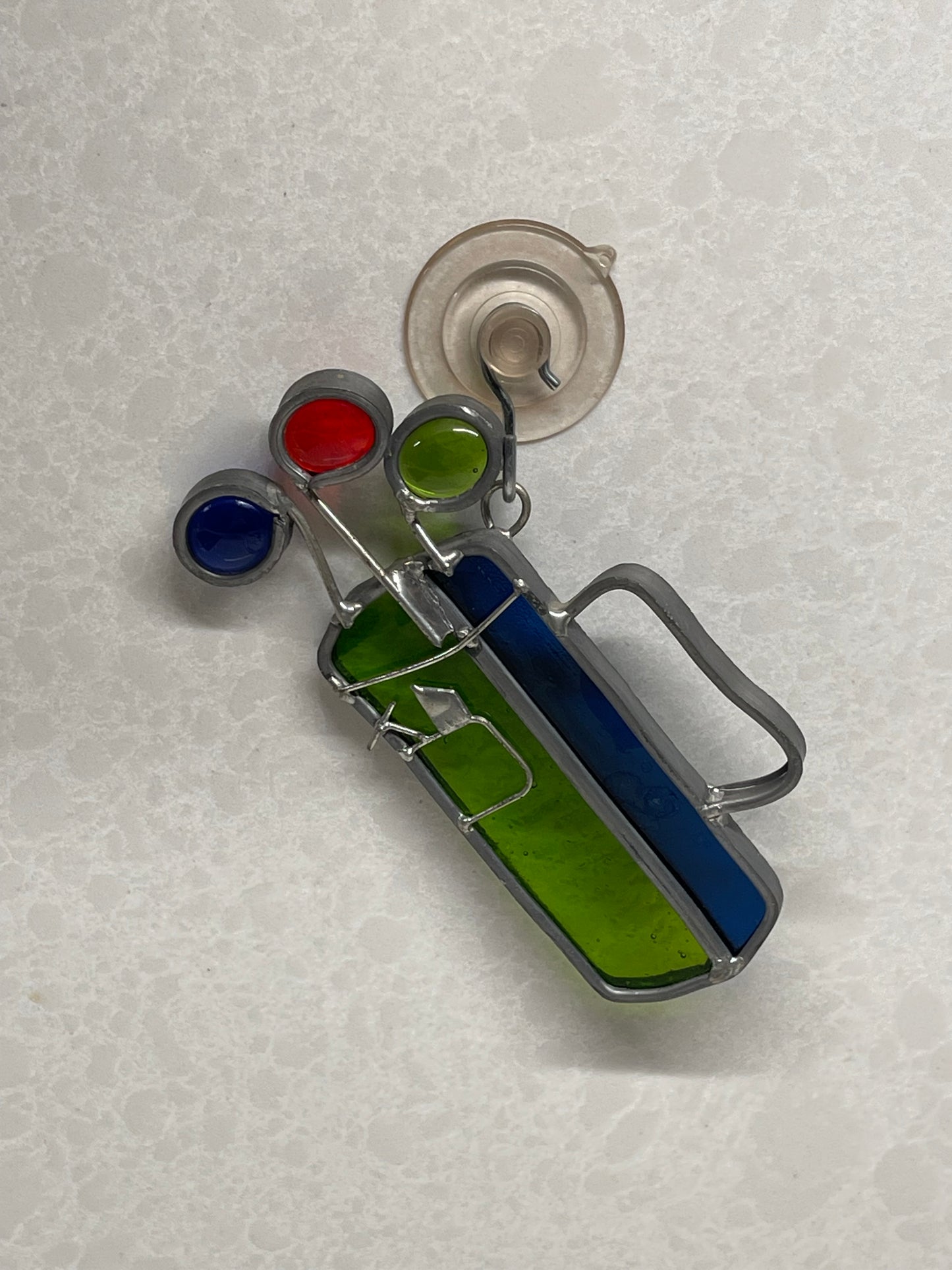 Stained Glass Golf Bag Sun-catcher