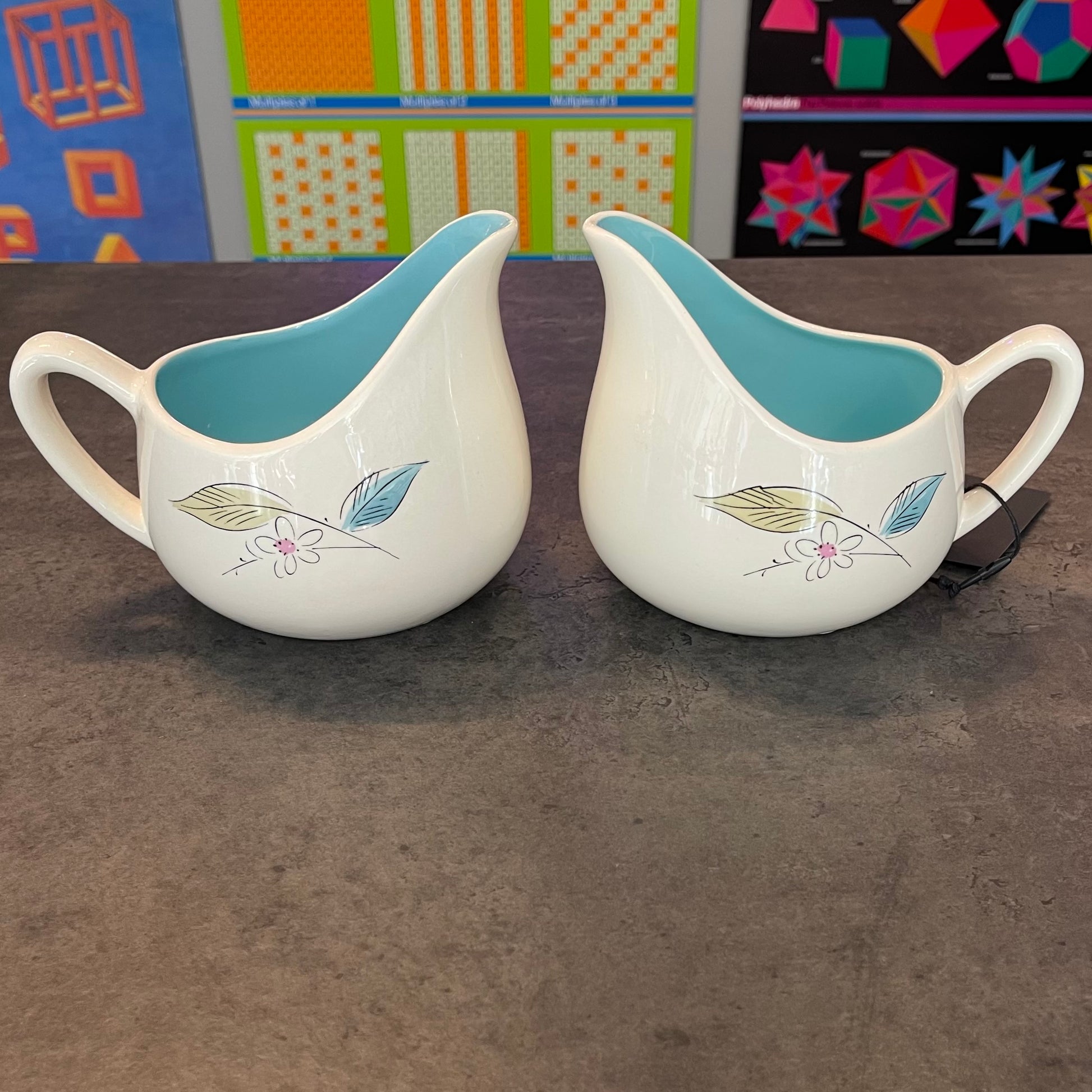 Salem Harmony House Blue Leaf Set of 6