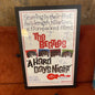 Beatles Hard Days Night Movie Poster (reprint)