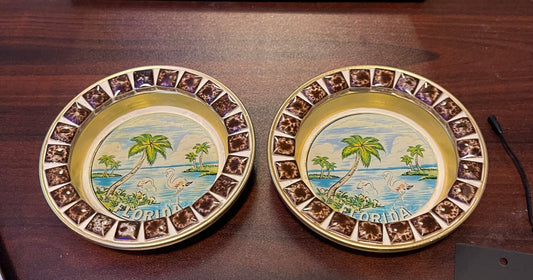 Pair of Florida Souvenir Coaster