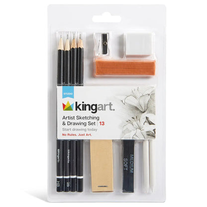 Sketching & Drawing Set, 13 Pc