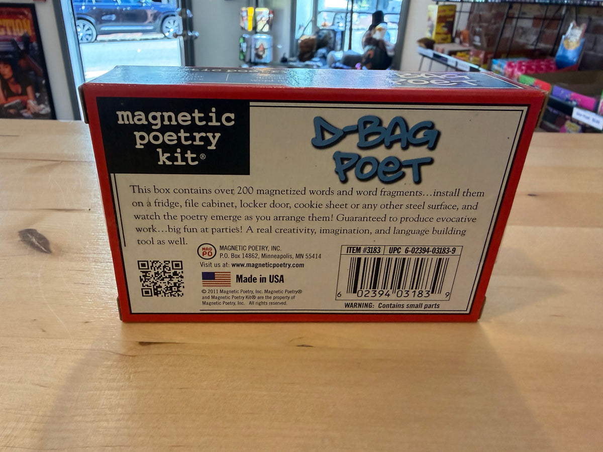 Magnetic Poetry Kit - D-Bag Poet