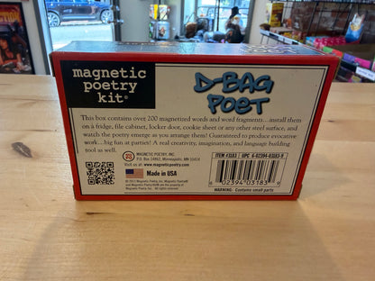 Magnetic Poetry Kit - D-Bag Poet
