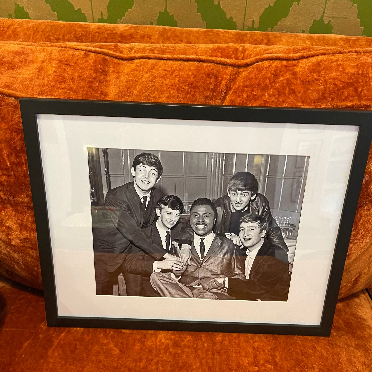Lil Richard with Beatles Framed Photo Print