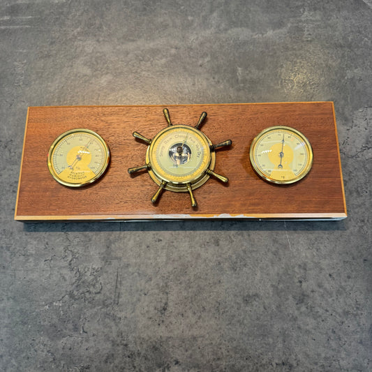 Nautical Weather Station Wall Mounted