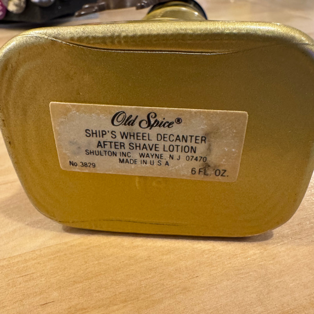 Old Spice Ships Wheel Bottle