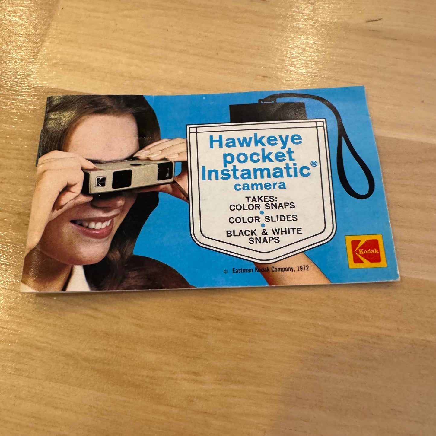 Kodak Hawkeye Pocket Instamatic Camera 110 Film Pocket Camera