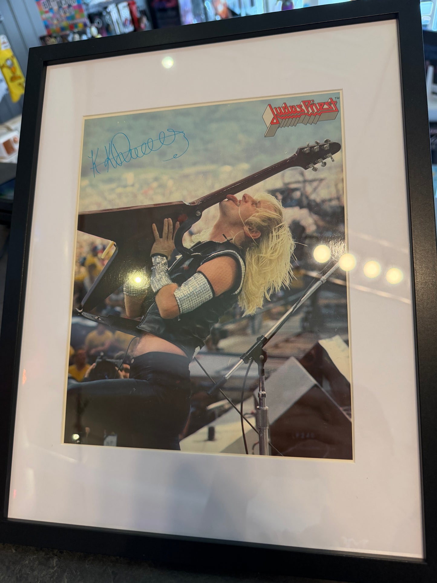 Framed Judas Priest K.K. Downing Photo Print
