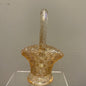 Marigold Carnival Glass Basket