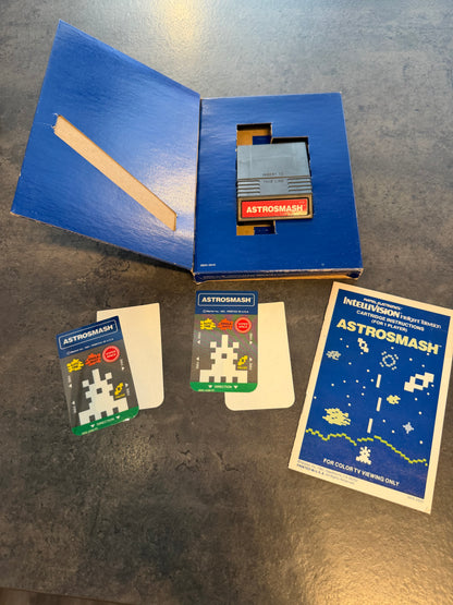 Astro Smash - Intellivision Game in Box