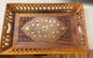 Brass Inlaid Carved Tray