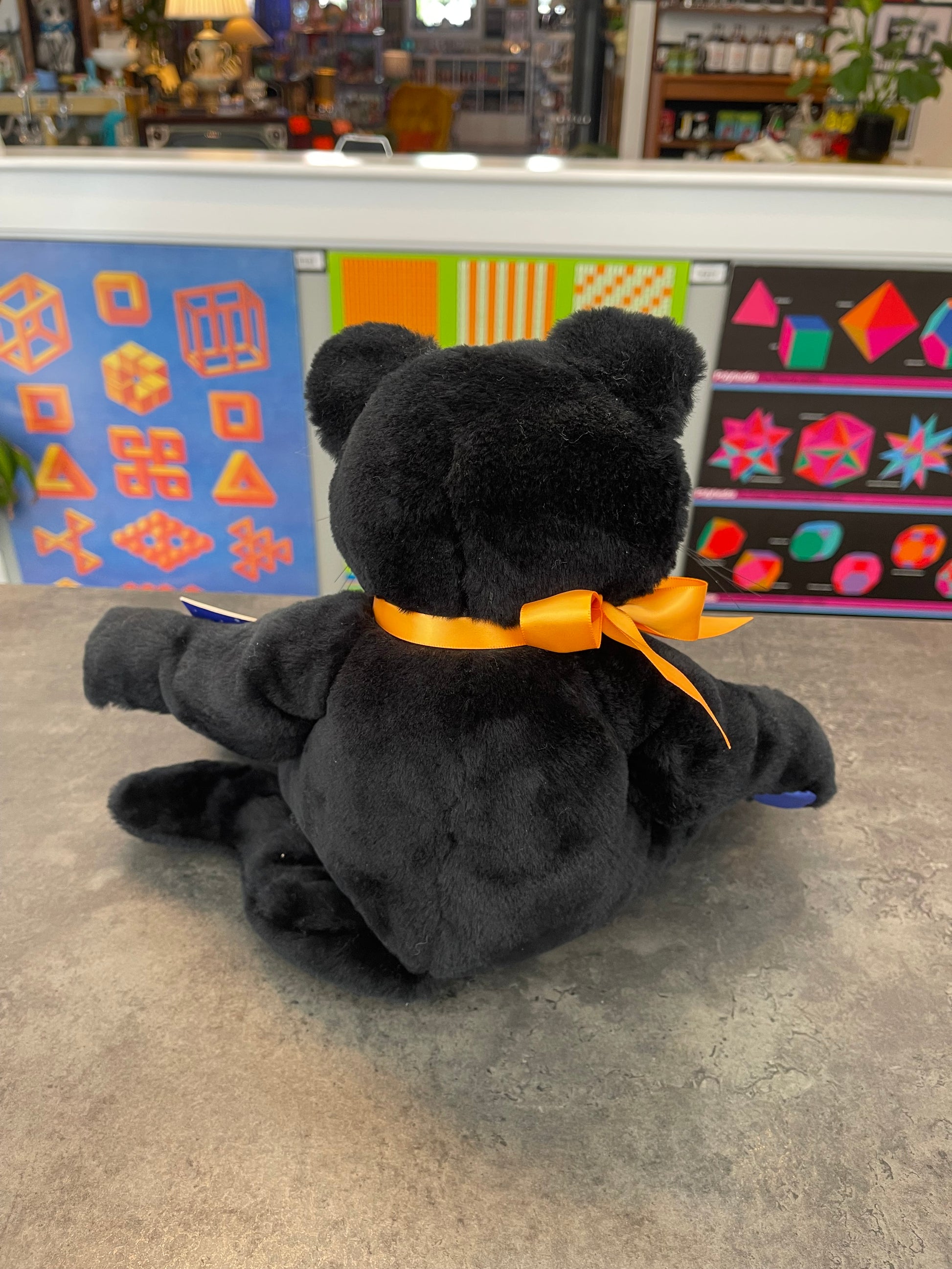 Vintage Hallmark Midnight Cat Plush