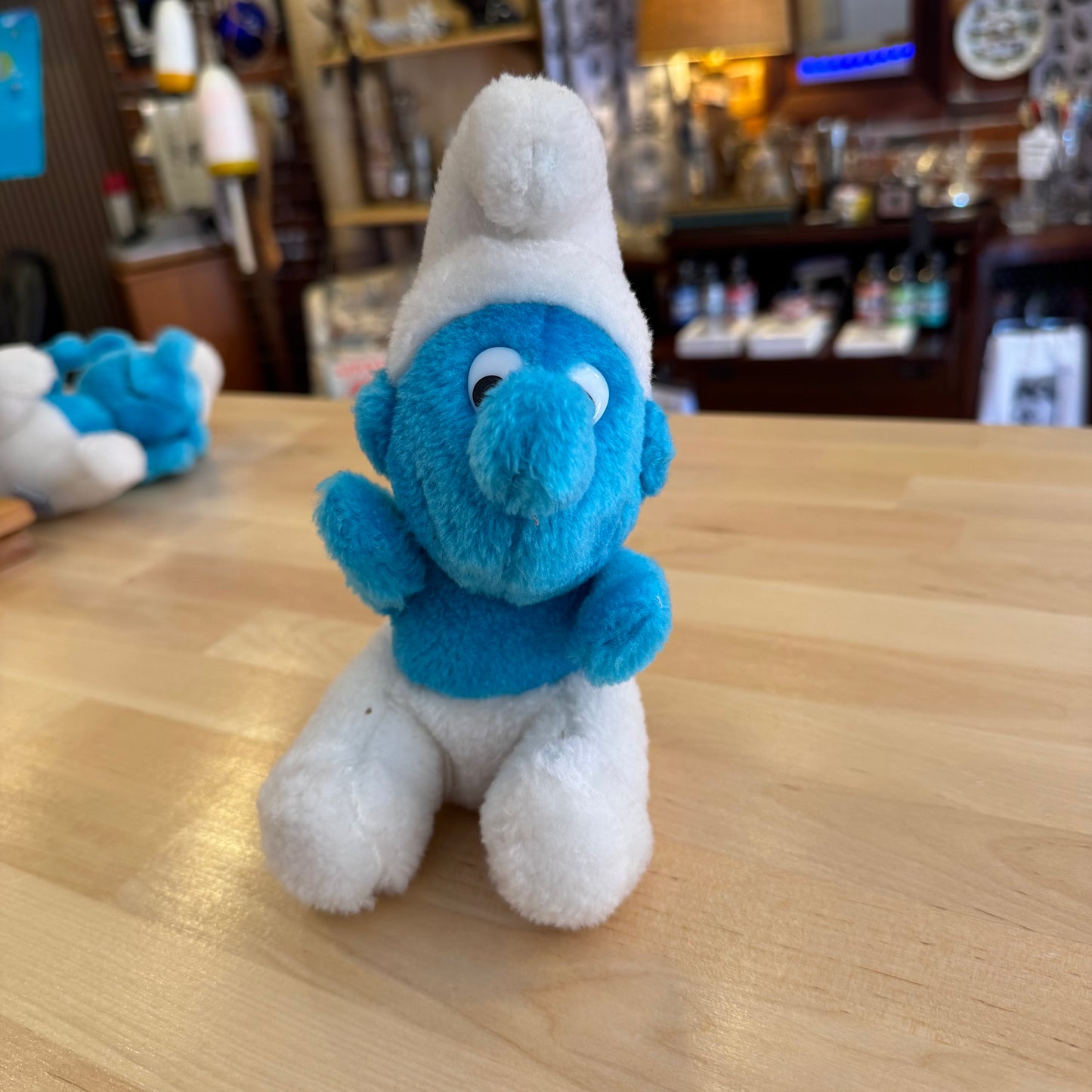 1980 Smurf Plush 8" Tall Peyo