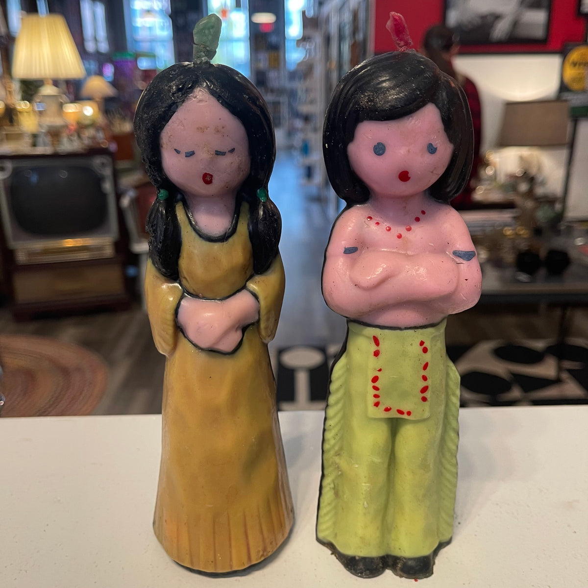 Set of 4 Suni Native American Candles
