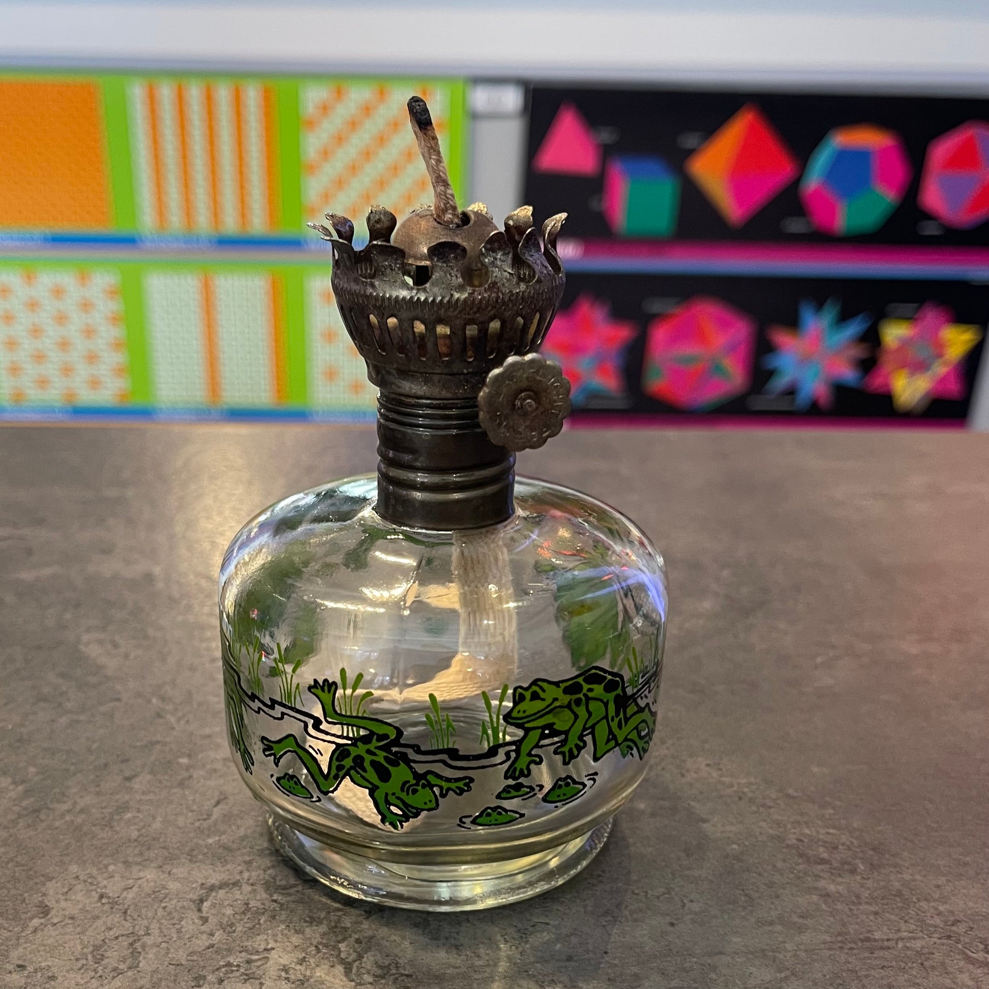 Lamplight Farms Frog Oil Lamp Base