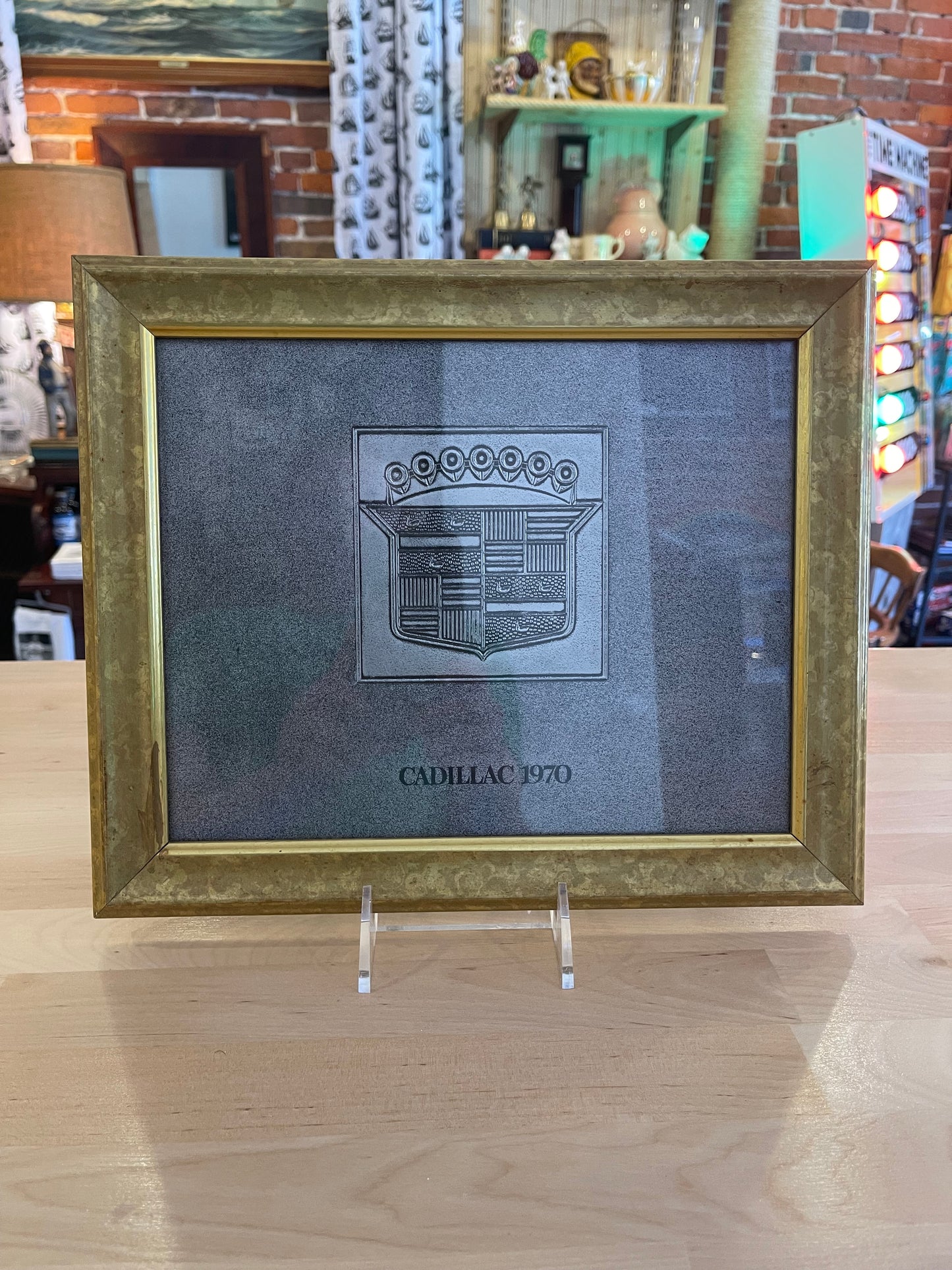 Framed Cadillac Ad 1970