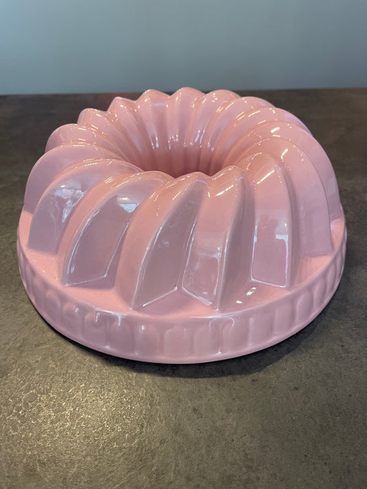 Pink Williams Sonoma Stoneware Bundt Cake
