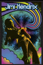 Jimmy Hendrix Velvet Black Light Poster