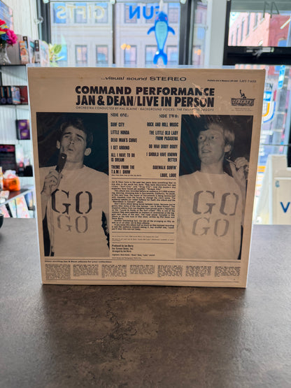 Jan and Dean - Command Performance/Live In Person Vinyl
