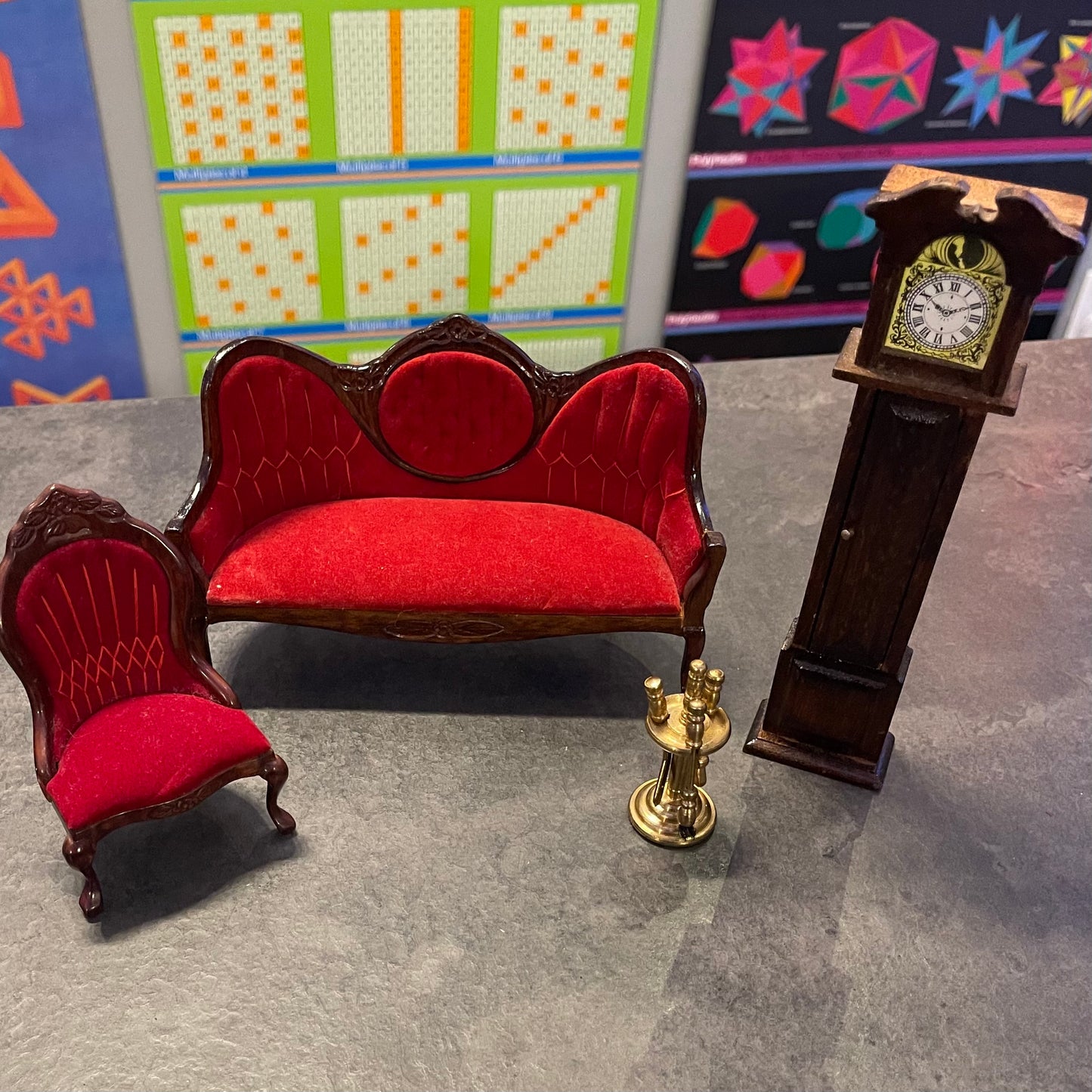 Set of Victorian Doll House Furniture