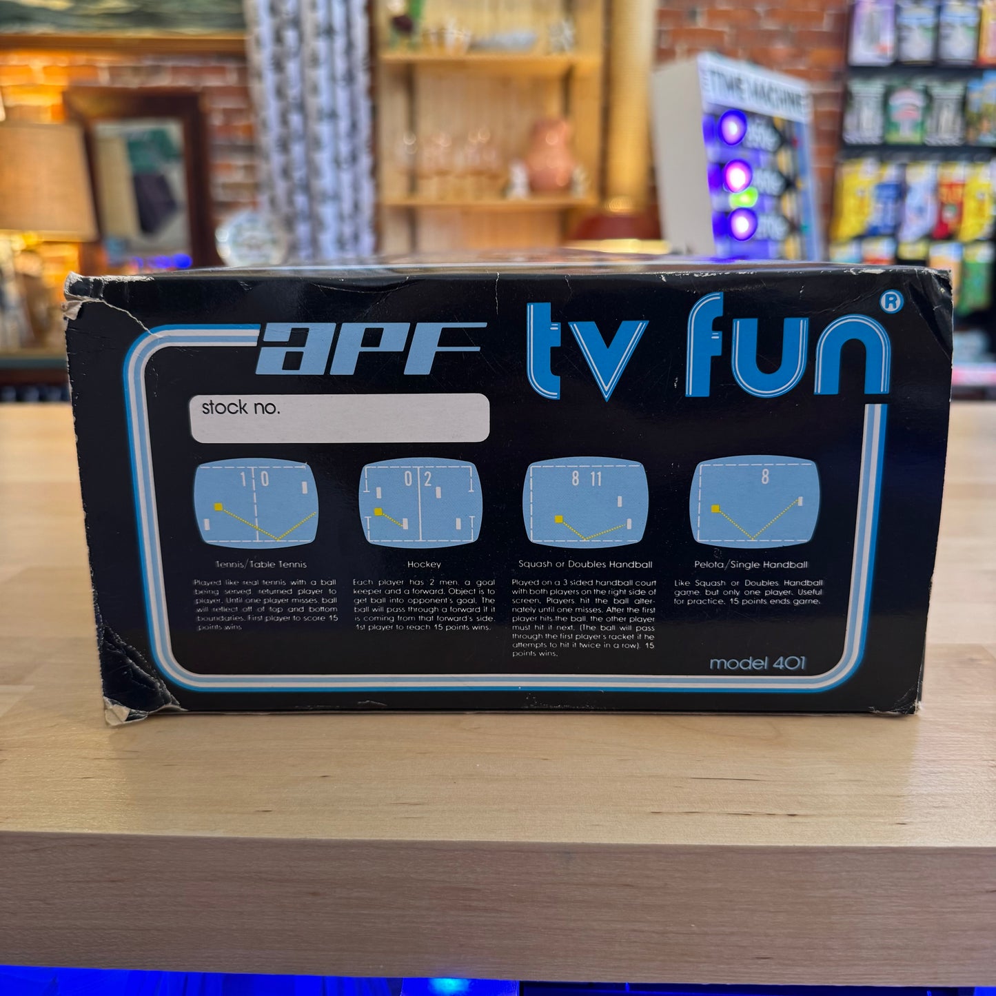 Working PONG - APF TV Fun Game Console/with Box