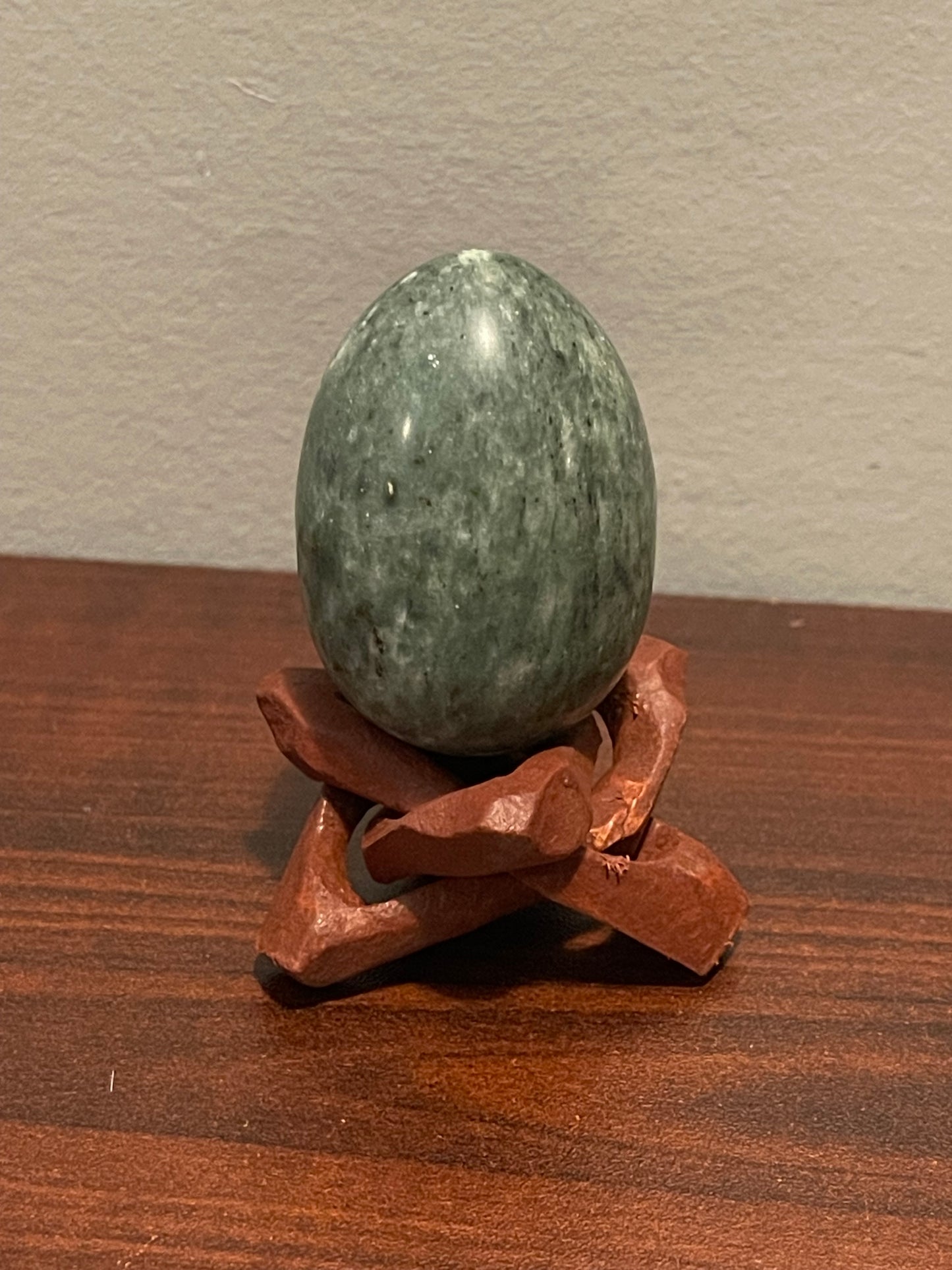 Serpentine Egg With Stand