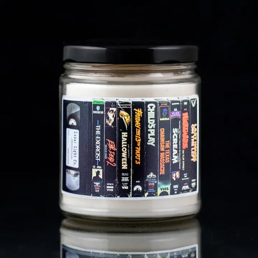VHS Horror Movie Scented Candle