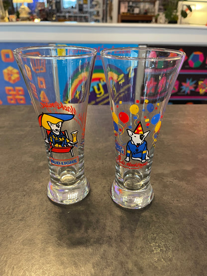 Spuds McKenzie Beer Glass