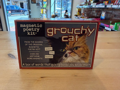 Magnetic Poetry Kit - Grouchy Cat