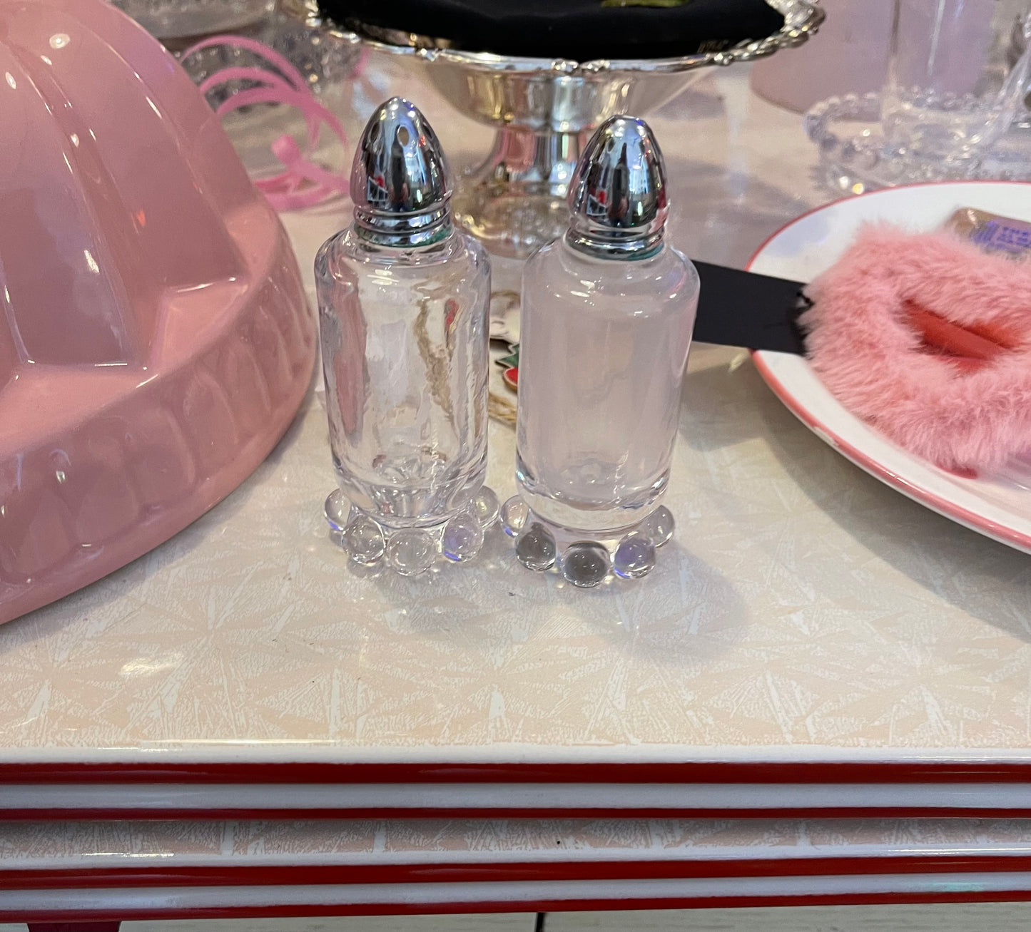 Candlewick Salt and Pepper Shakers