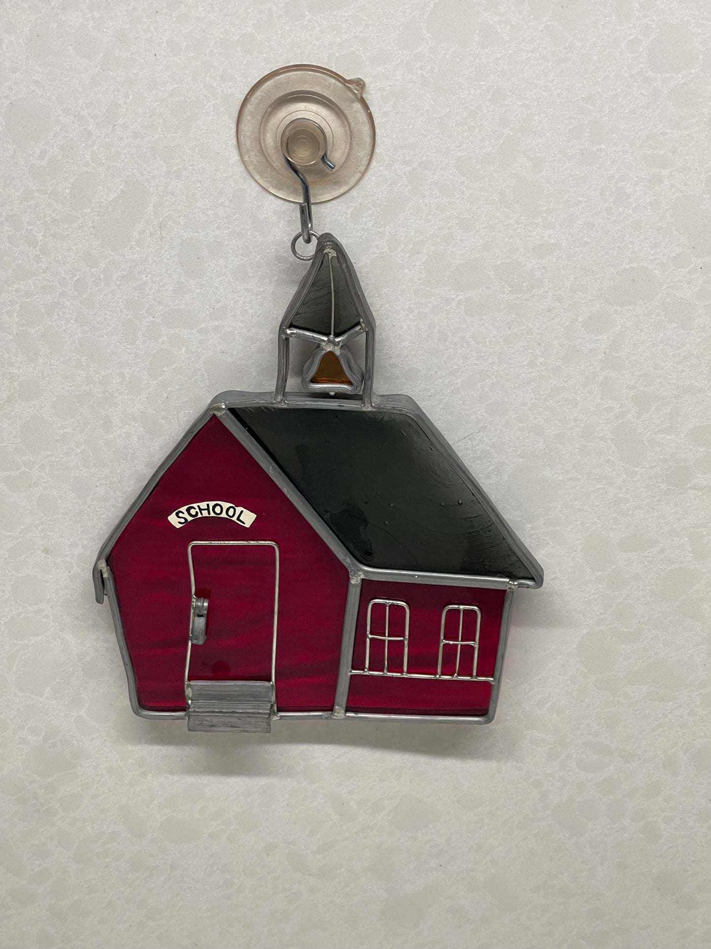 Stained Glass School House Sun-catcher