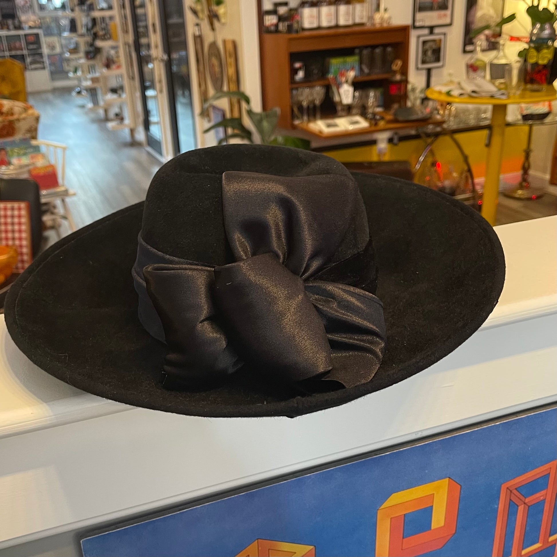 Black Velvet Hat