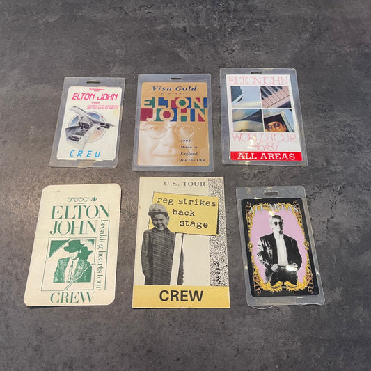 Elton John Backstage Passes