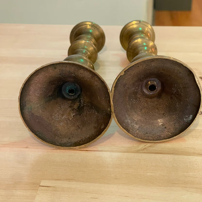 Pair of Brass Candlestick Holders