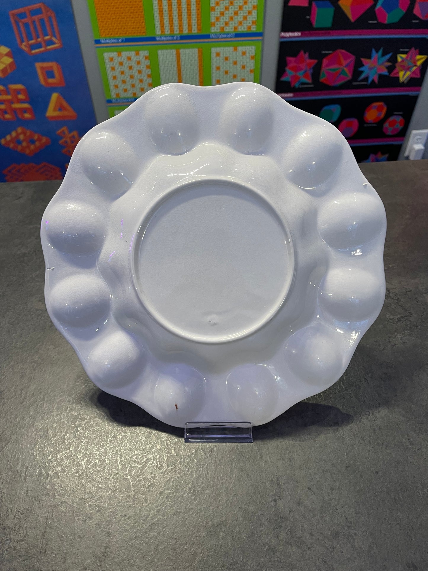 Hand Painted Deviled Egg Dish