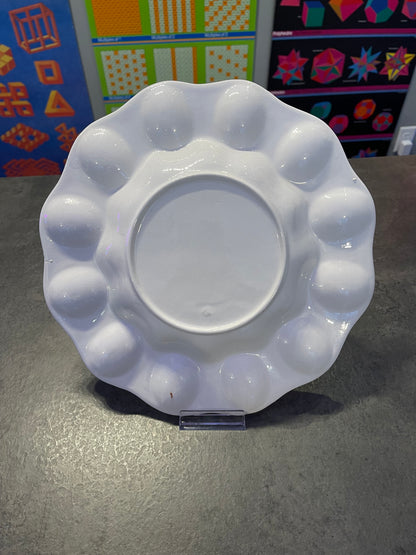 Hand Painted Deviled Egg Dish