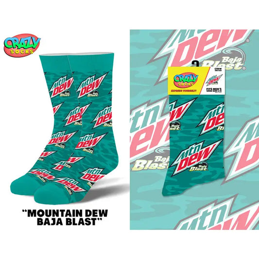 Mountain Dew Baja Blast Socks