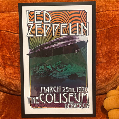 Led Zepplin Concert Poster (reprint)