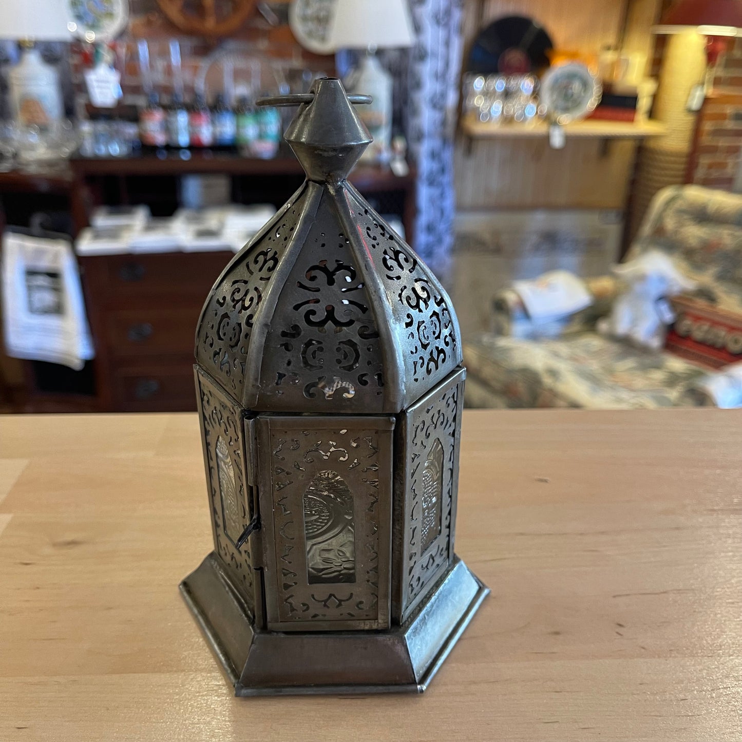 Glass and Metal Lantern