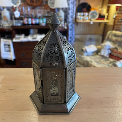 Glass and Metal Lantern