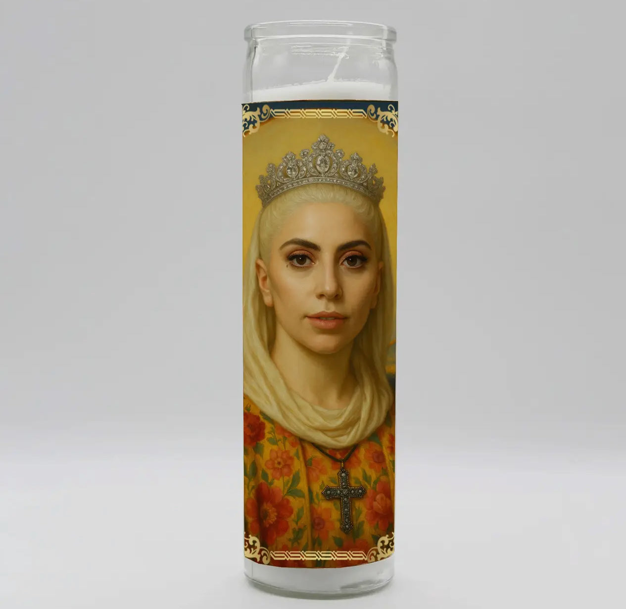 Saint Lady Gaga Candle