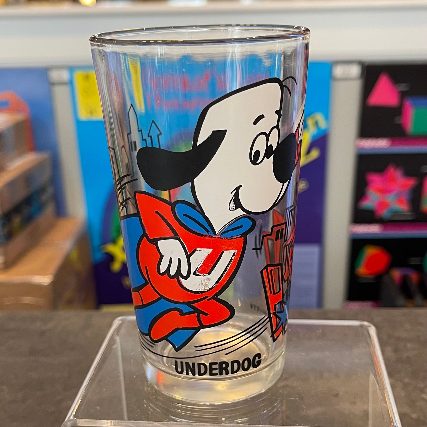Underdog Pepsi Glass