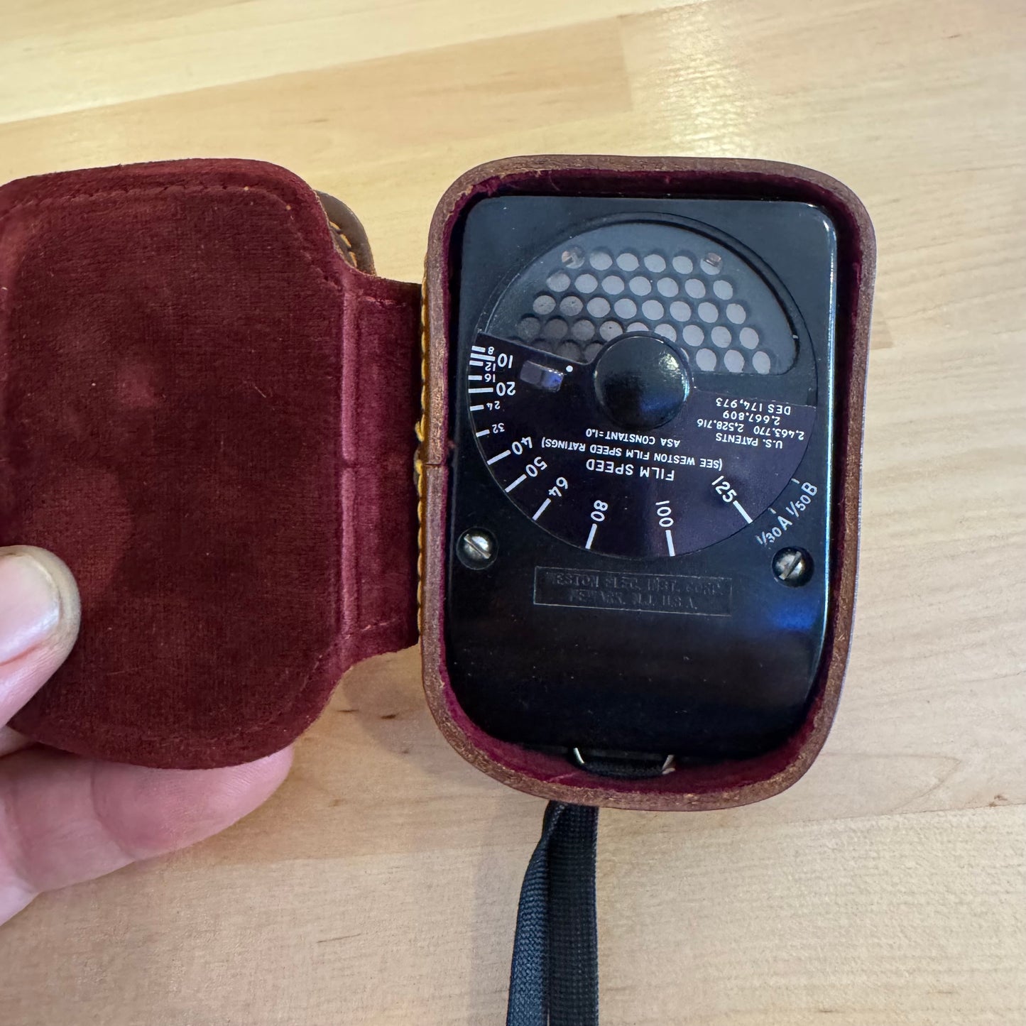 Master V Light Meter with Original Leather Case Model 748