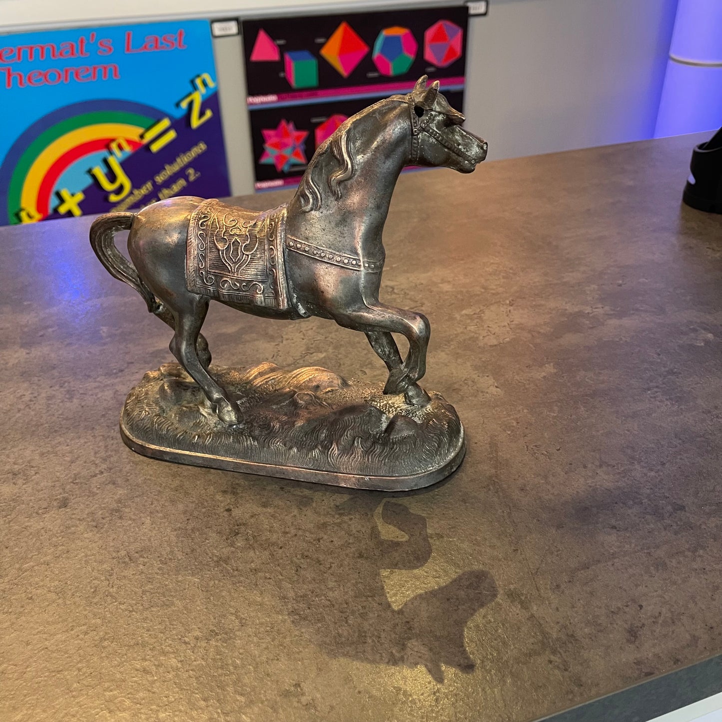 Spelter Bonner Clock Topper